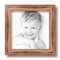 ArtToFrames 8x8 Inch Picture Frame, This 1.25 Inch Custom Wood Poster Frame is Available in Multiple Colors, Great for Your Art or Photos - Comes with Regular Glass and Corrugated Backing (A8DW)